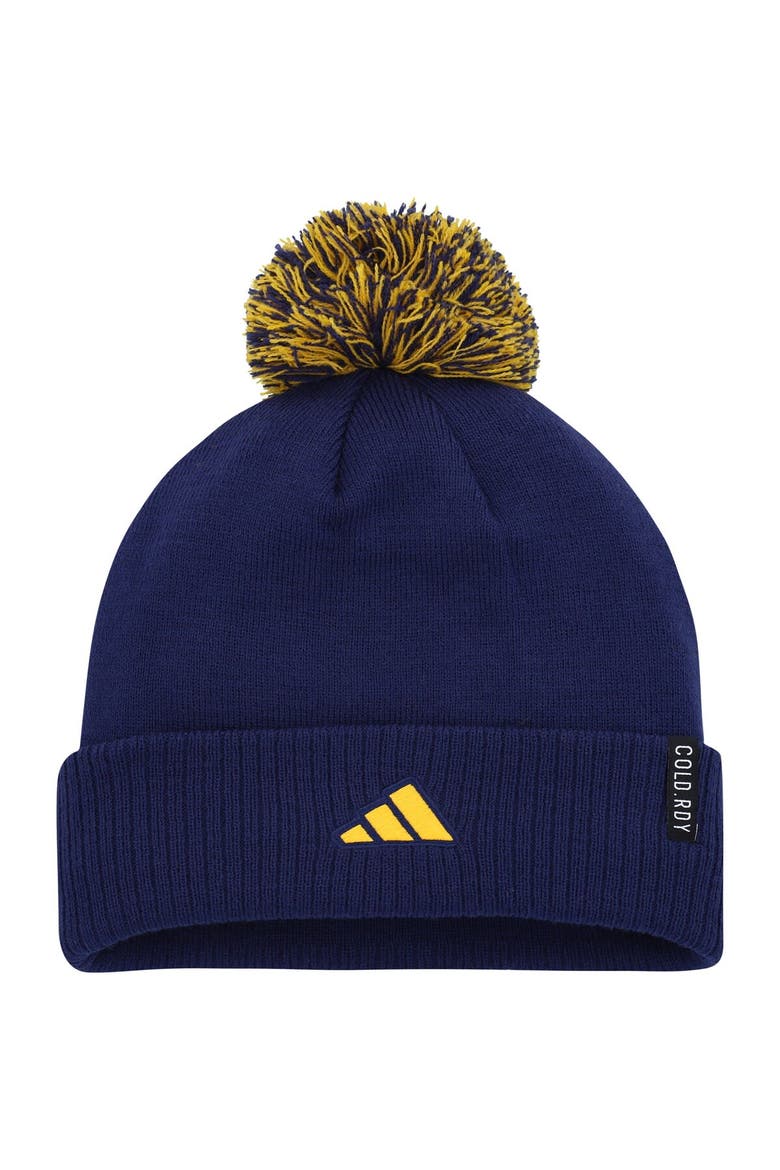 Men's adidas Blue St. Louis Blues COLD.RDY Cuffed Knit Hat with Pom, Alternate, color, Blue