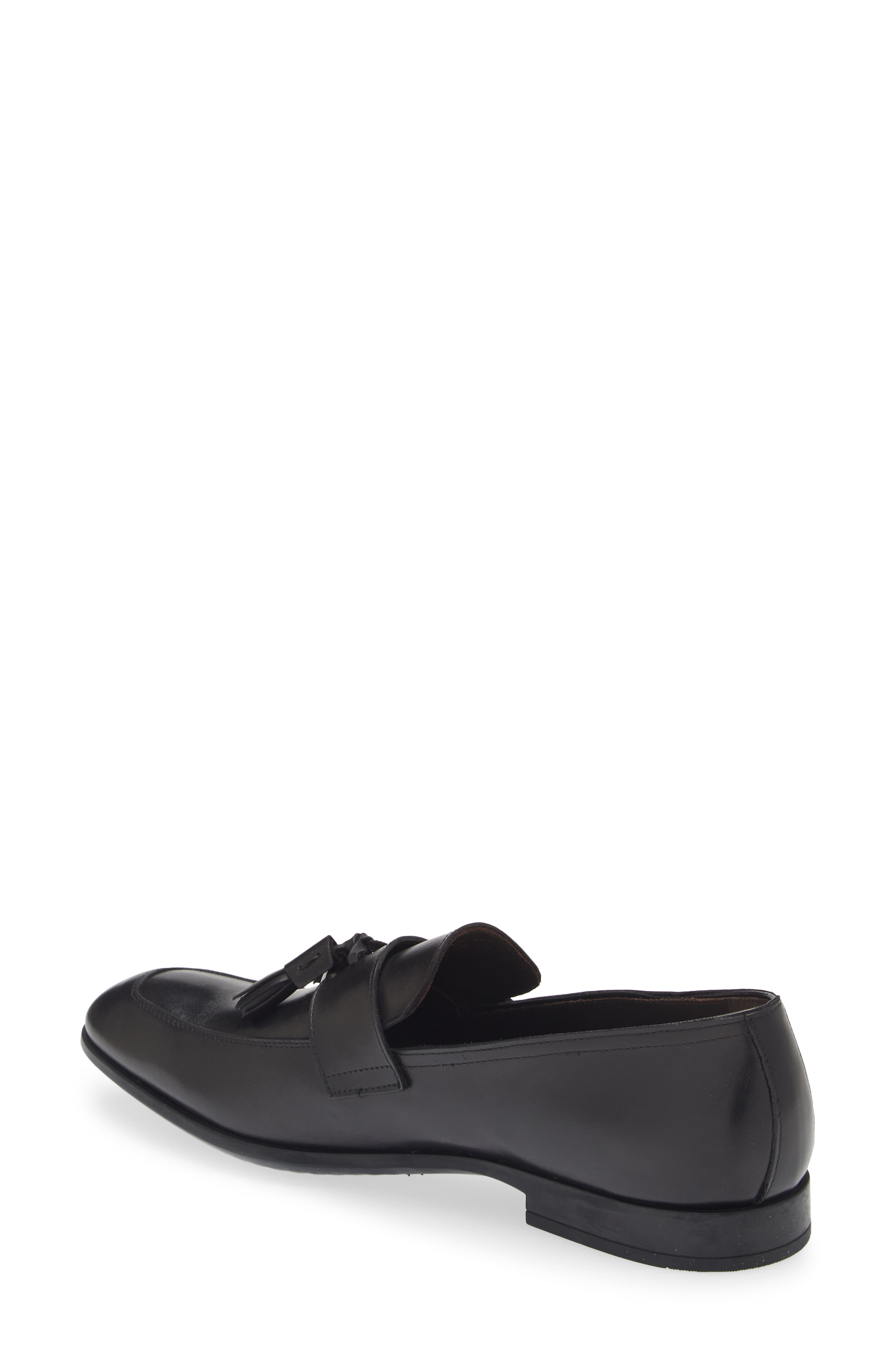 M BY BRUNO MAGLI Glen Tassel Loafer, Alternate, color, Black