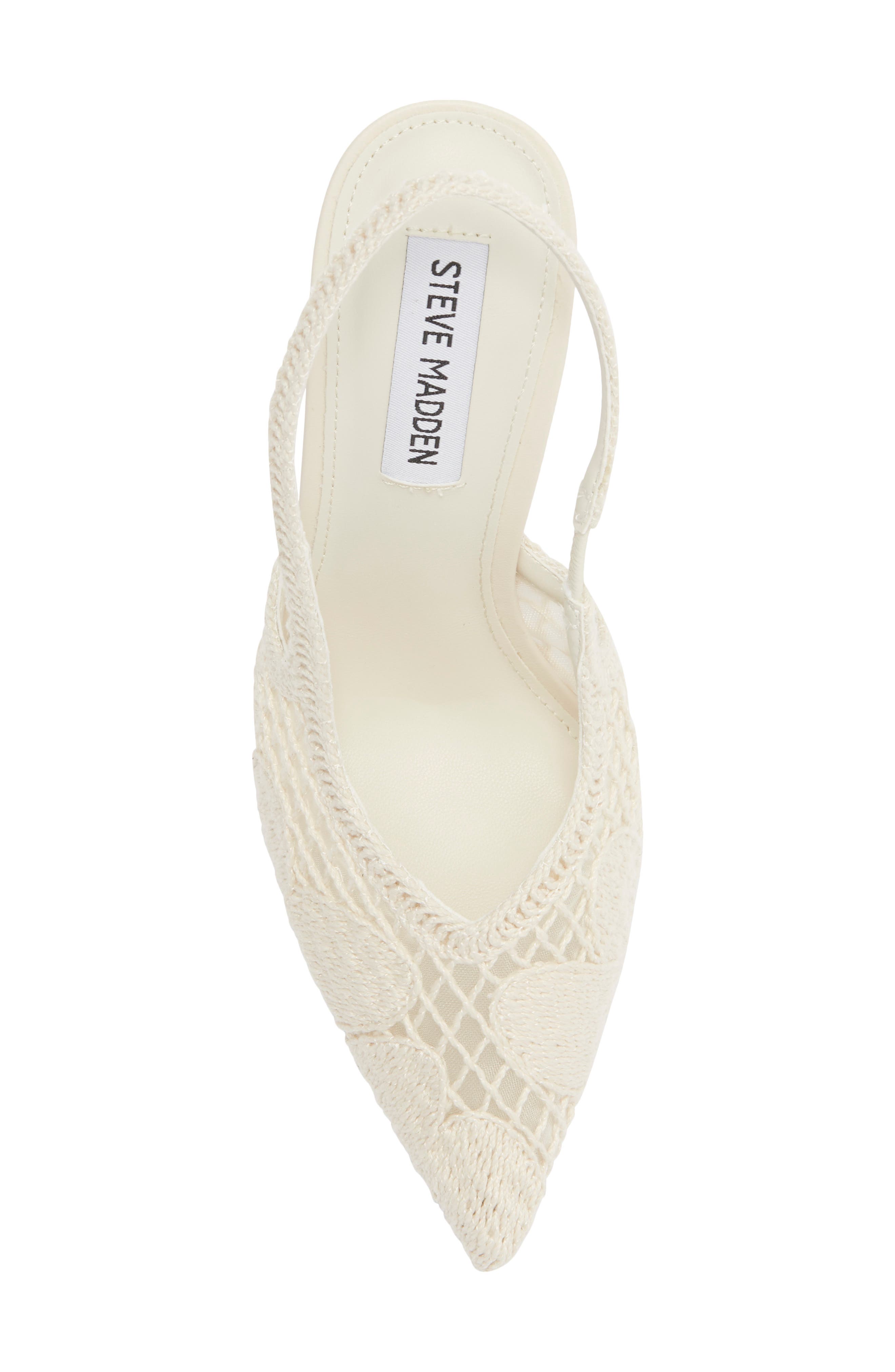 Beverlie Pointed Toe Slingback Pump, Alternate, color, IVORY