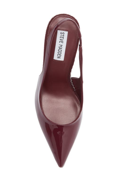 Steve Madden Jayney Slingback Pump In Burgundy
