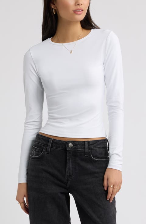Smooth Fit Long Sleeve Crewneck T-Shirt