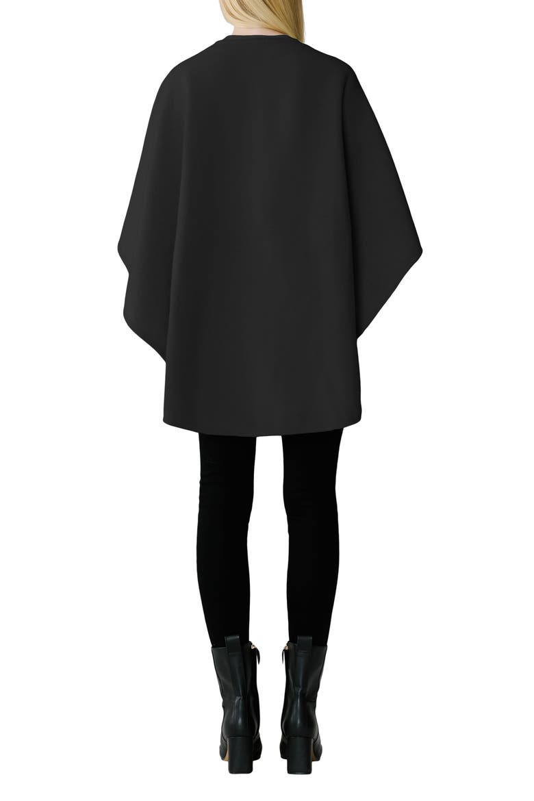 Claudelle Knit Wrap, Alternate, color, BLACK