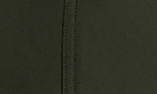 Kensie Hooded Belted Zip-up Coat In Green