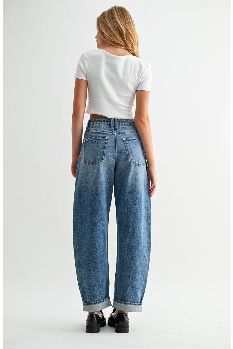 High Rise Curve Jeans, Alternate, color, Medium Wash