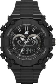 SKECHERS El Segundo Digital & Analog Sport Watch, 50mm
