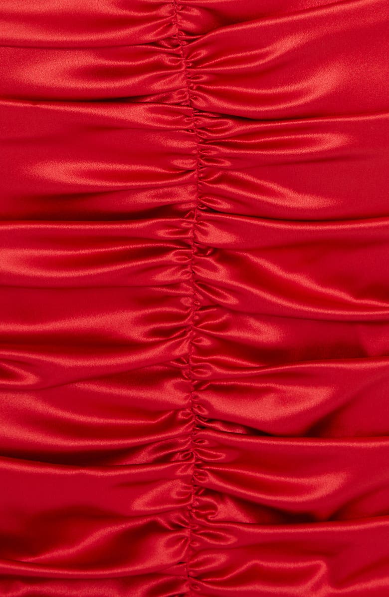 Dolce&Gabbana Stretch Silk Satin Sheath Dress, Alternate, color, 