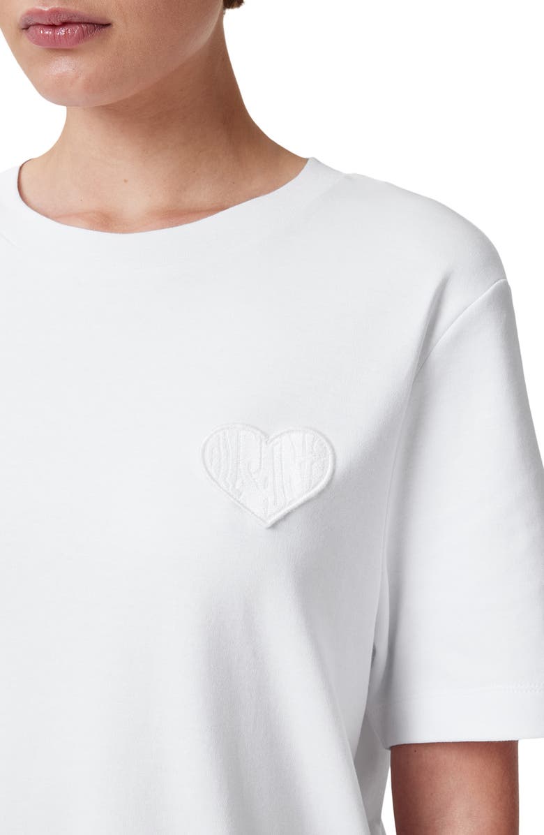 AllSaints Lover Lisa T-Shirt, Alternate, color, Optic White