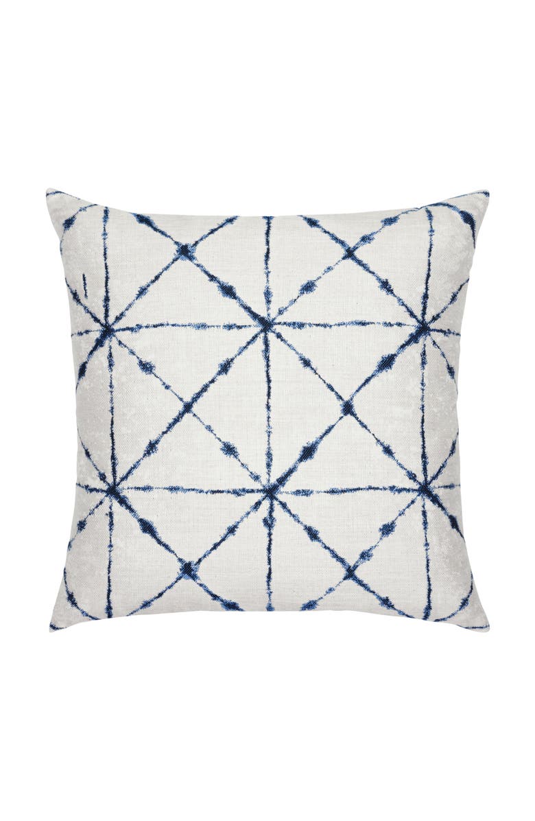 Elaine Smith Trilogy Indigo Indoor & Outdoor Woven Accent Pillow, Main, color, Indigo