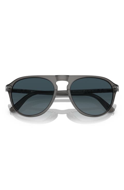 55mm Gradient Polarized Pilot Sunglasses