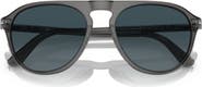 Persol 55mm Gradient Polarized Pilot Sunglasses