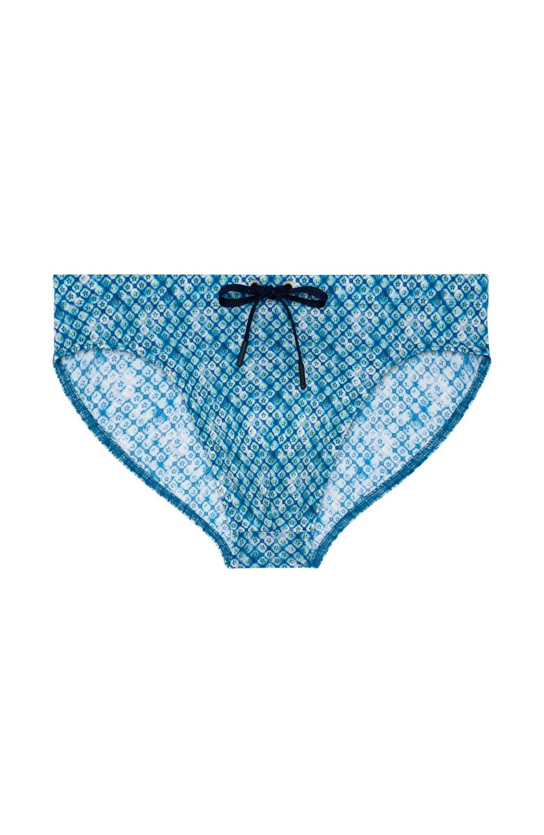 HOM Camaiore Swim Mini Briefs, Main, color, Blue Print