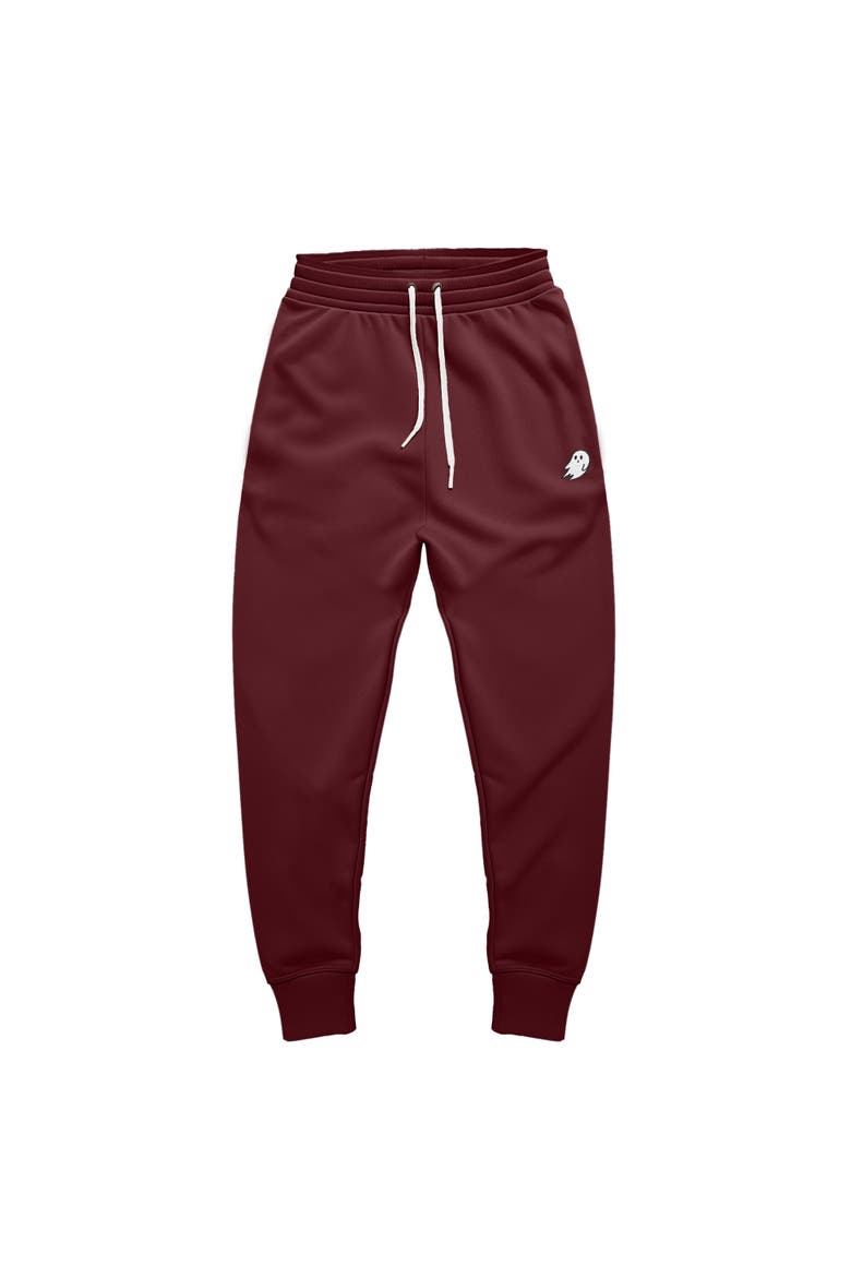 Mens Ghost Fleece Jogger Sweatpants, Main, color, Maroon