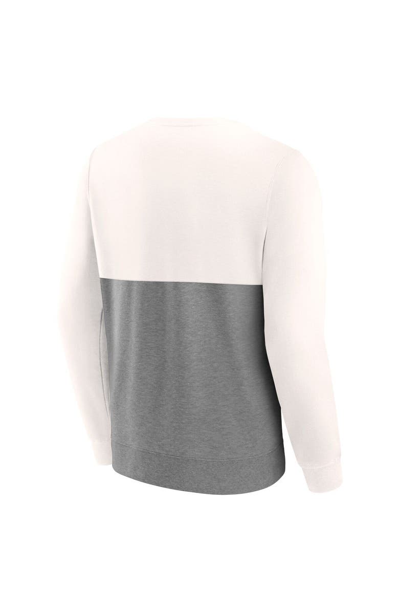 FANATICS Men's Fanatics Branded Gray Nashville SC Corner Pass Pullover Sweatshirt, Alternate, color,