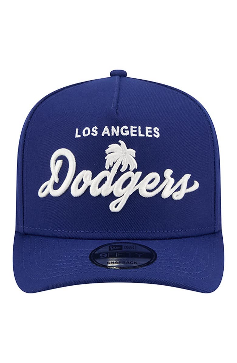 New Era Men's New Era  Royal Los Angeles Dodgers Local Play A-Frame 9FIFTY Snapback Hat, Alternate, color, 