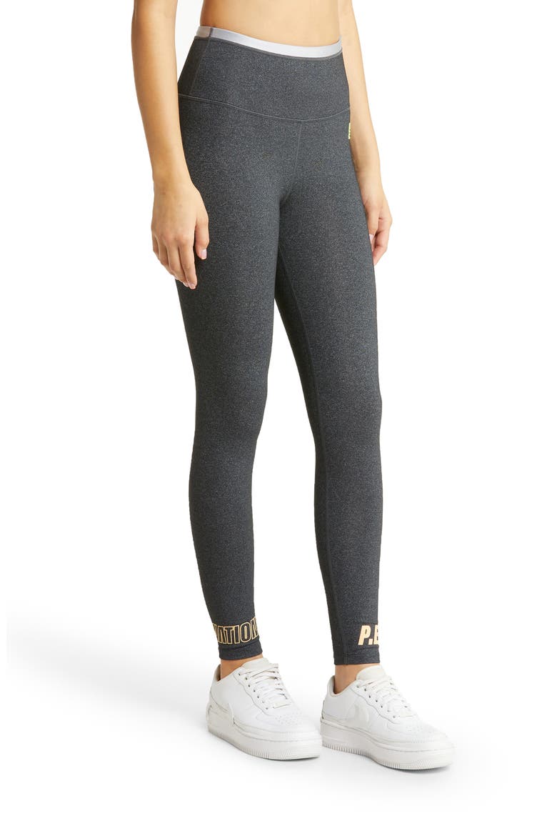 Reaction High Waist 7/8 Leggings, Alternate, color, CHARCOAL