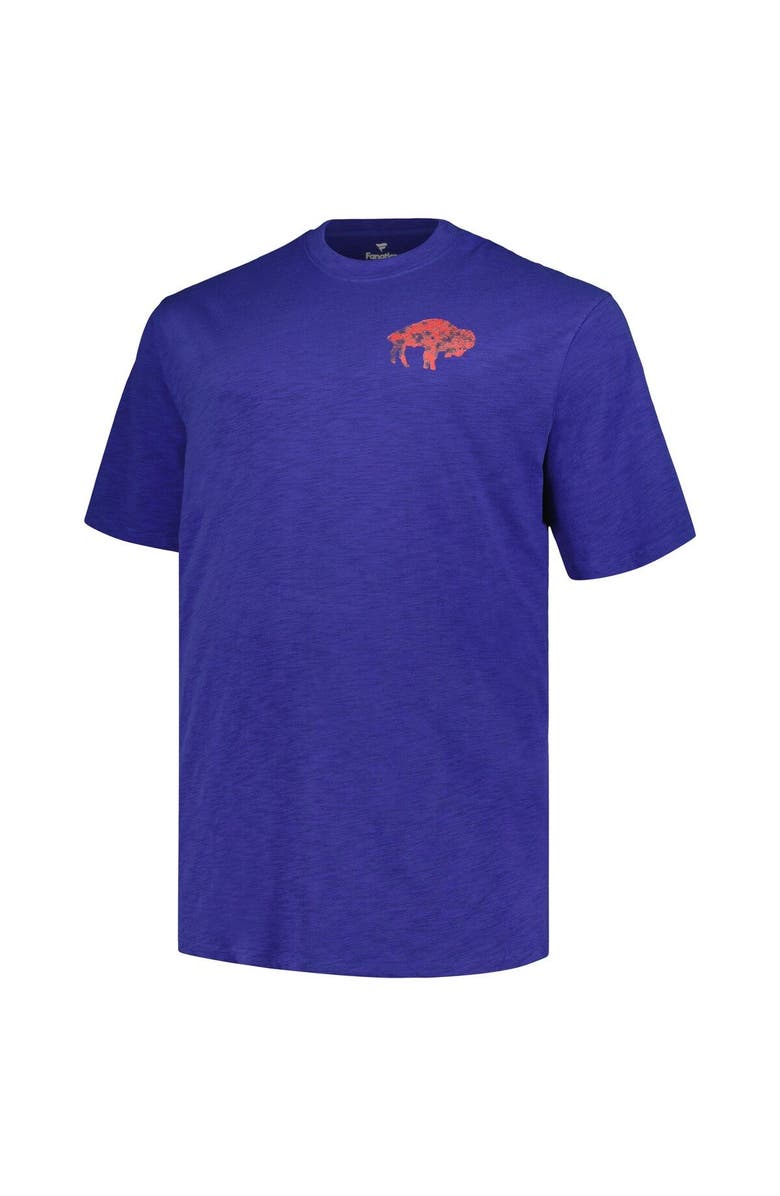 PROFILE Men's Profile Royal Buffalo Bills Big & Tall Two-Hit Throwback T-Shirt, Alternate, color,