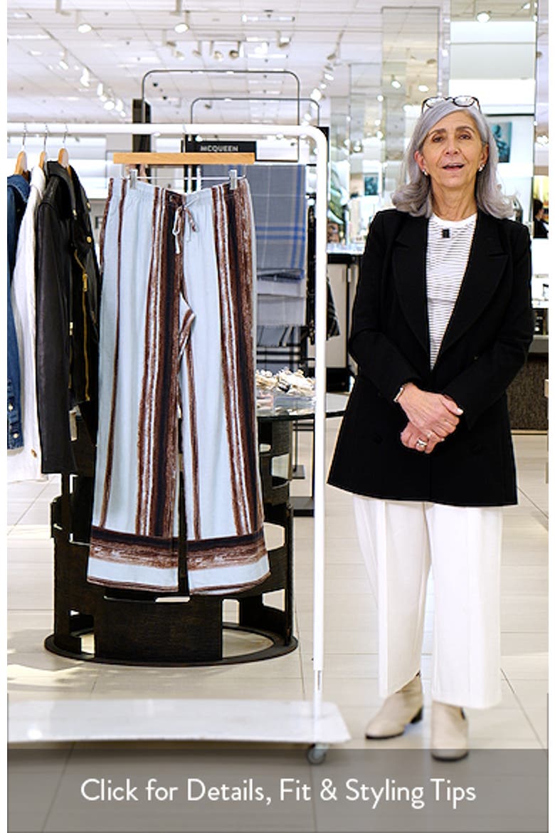 Stripe Linen Blend Pants video