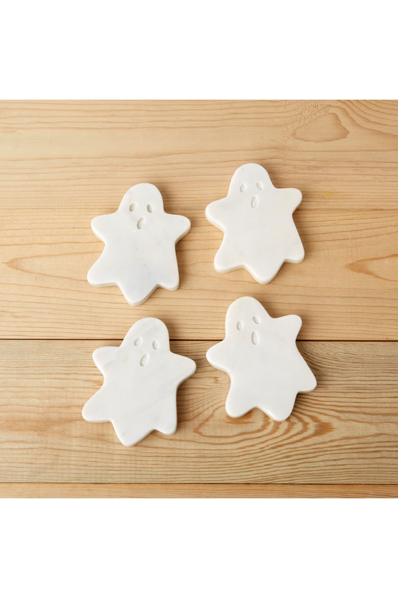 Marble Ghost Coasters - Set of 4, Alternate, color, Marble