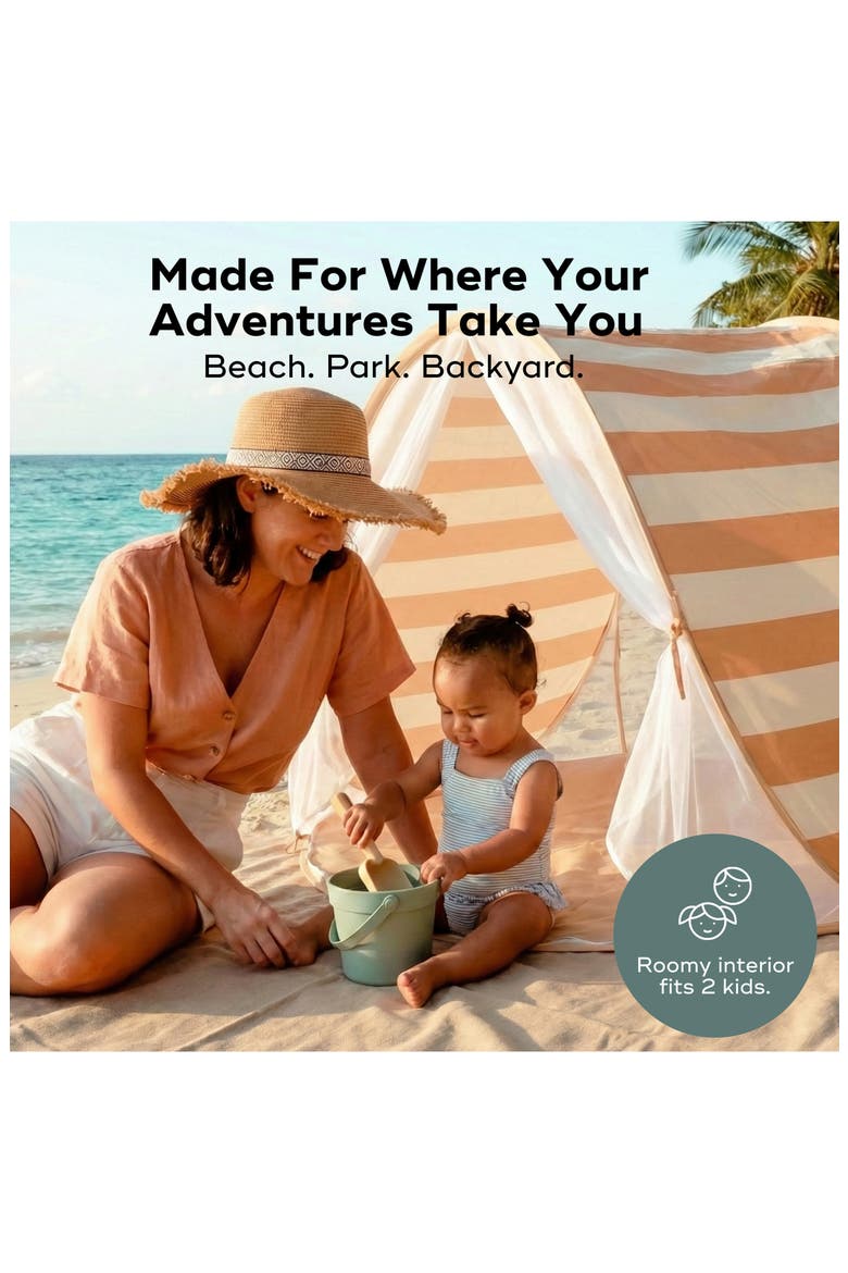 Anti-UV Baby & Toddler Beach Tent, Alternate, color, SUNSET