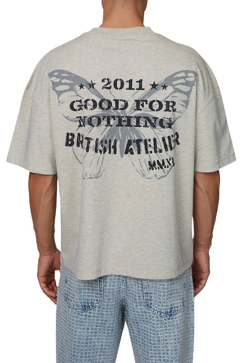 Boxy-Fit Icarus T-Shirt, Alternate, color, Grey
