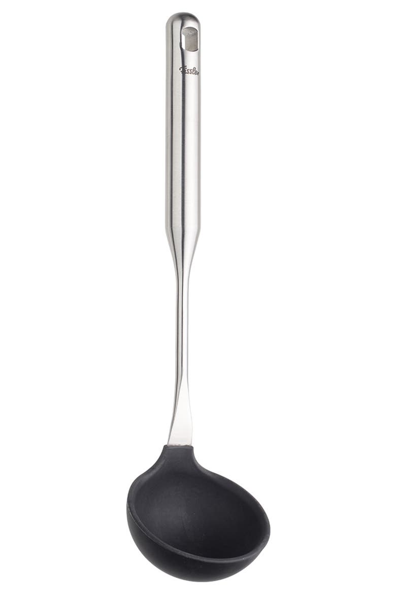 Essential silicone ladle, Alternate, color, Metallic Silver
