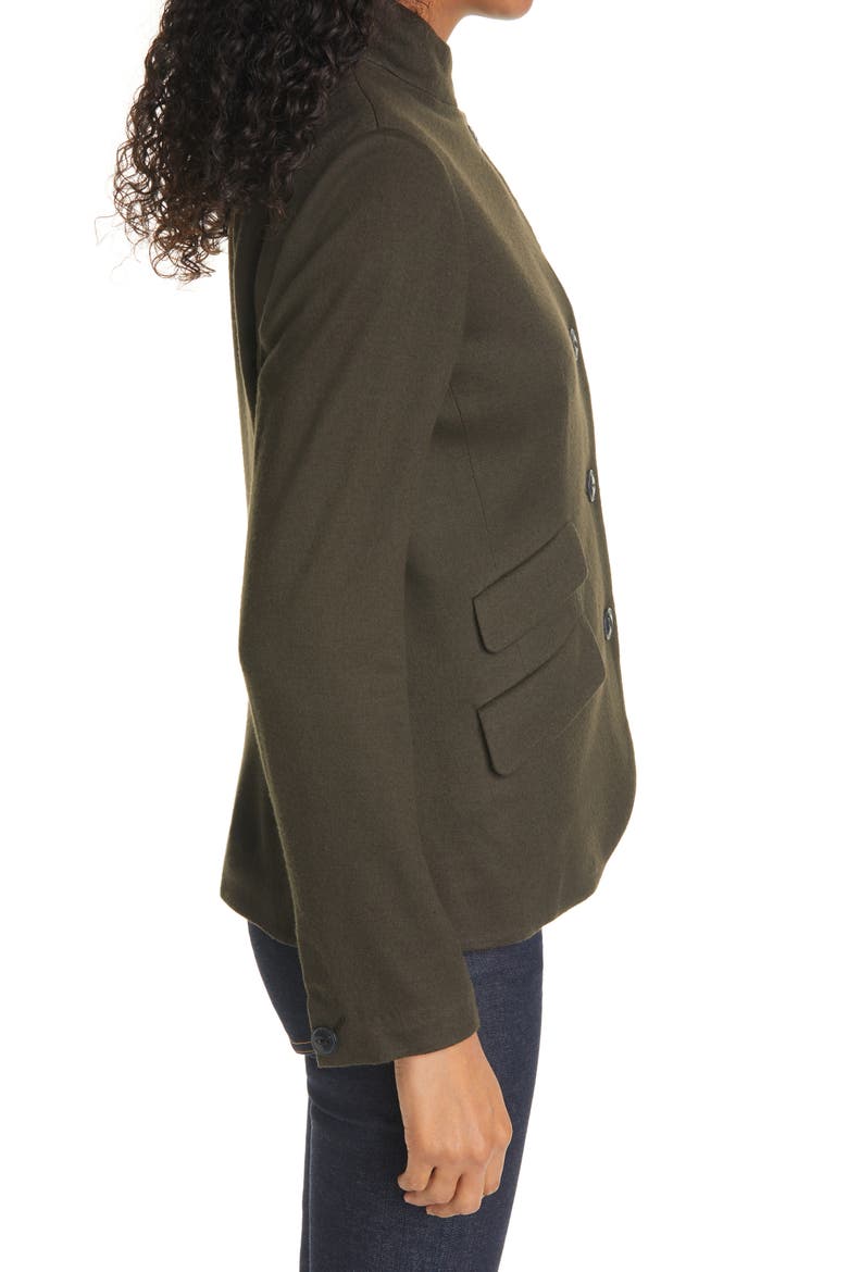 Slade Wool Blazer, Alternate, color, ARMYGRN