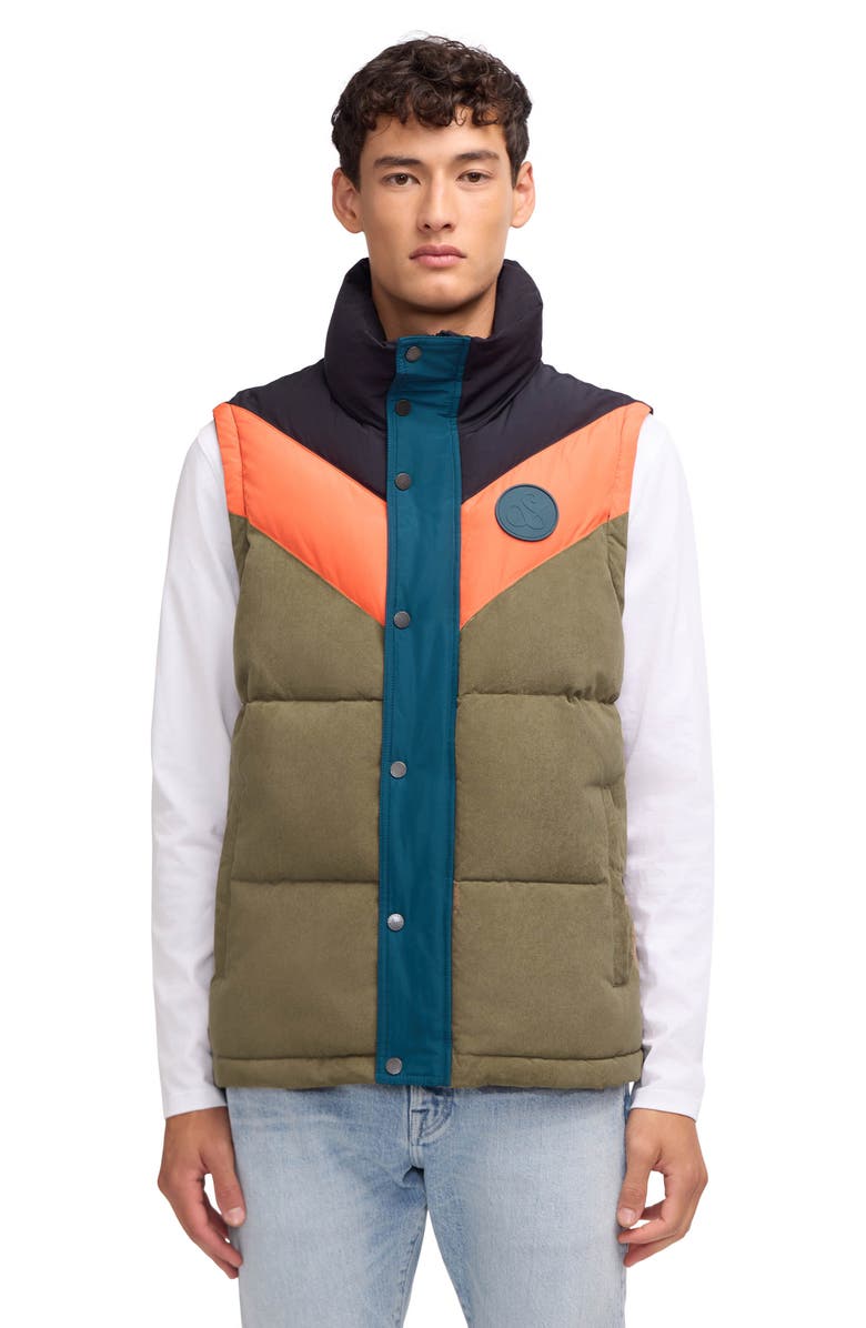 Scotch & Soda Nelleke 2-in-1 Puffer Jacket, Alternate, color, Classic Green