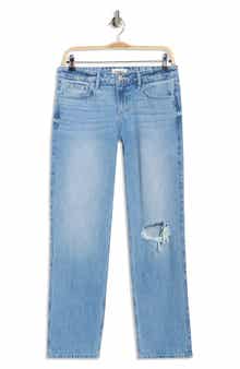 L'AGENCE Nevia Low Rise Slouch Straight Leg Jeans