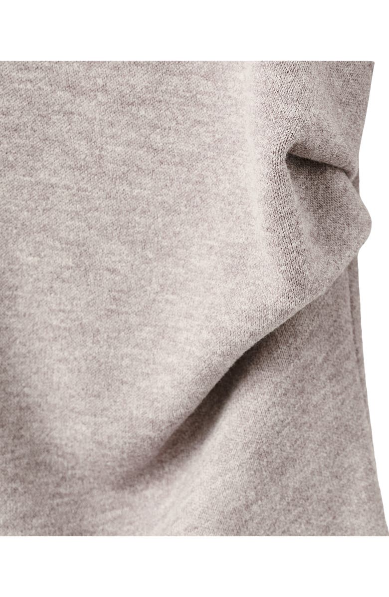 MANGO Funnel Neck Sweatshirt, Alternate, color, Brown/Grey