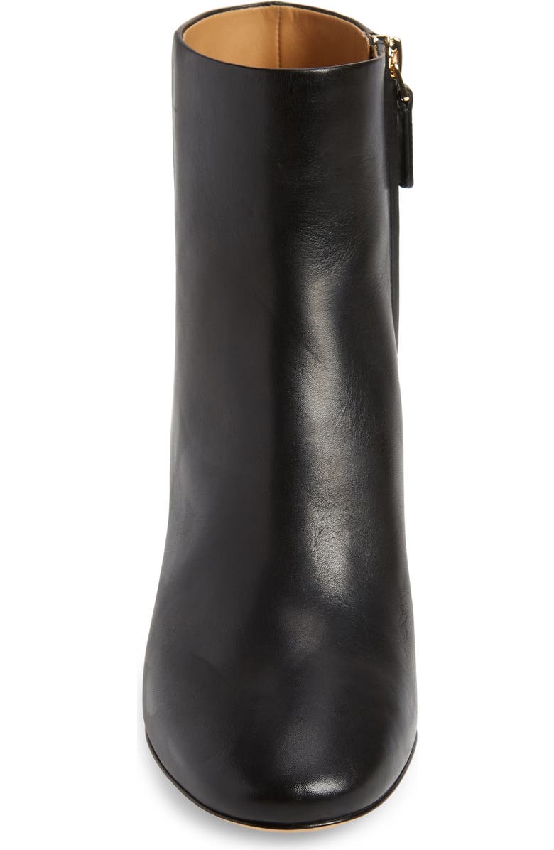 Tory Burch Gigi Logo Heel Genuine Calf Hair Bootie, Alternate, color,