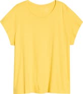 Eileen Fisher Crewneck Organic Cotton T-Shirt