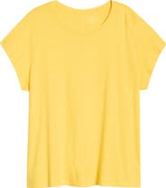 Eileen Fisher Crewneck Organic Cotton T-Shirt