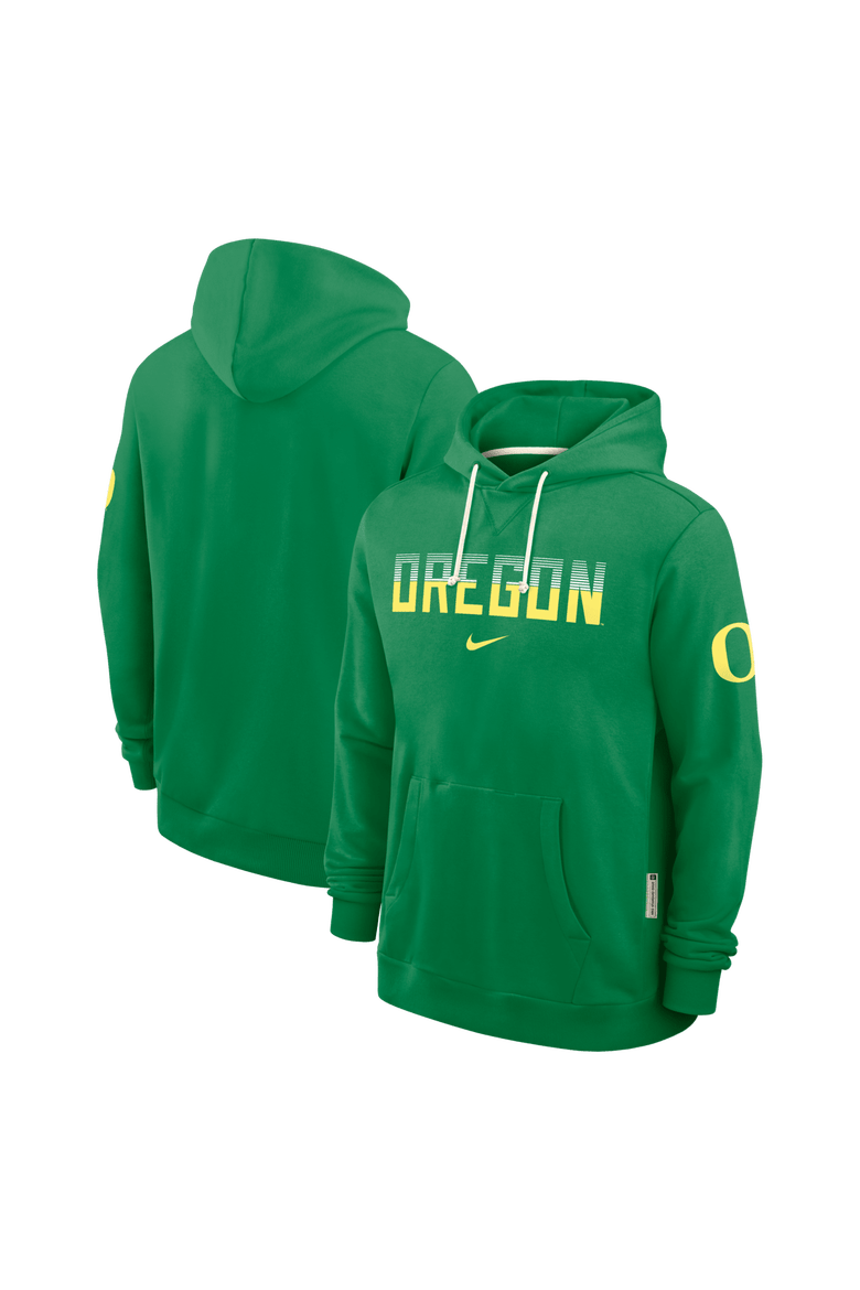 Men's Nike Green Oregon Ducks 2026 Sideline Standard Issue Dri-FIT Hoodie, Main, color, Green