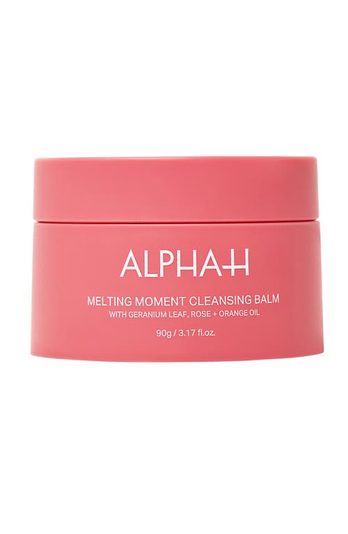 Alpha-h Melting Moment Cleansing Balm Limited Edition Geranium Leaf, Rose + Orange Oil 90g In No Color