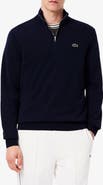 Lacoste Regular Fit Quarter Zip Sweater