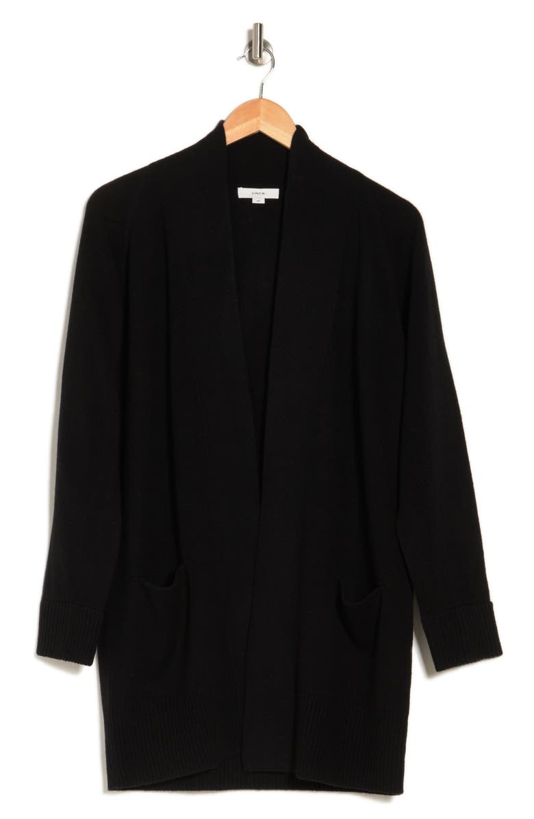Vince Drape Collar Wool & Cashmere Cardigan, Alternate, color,