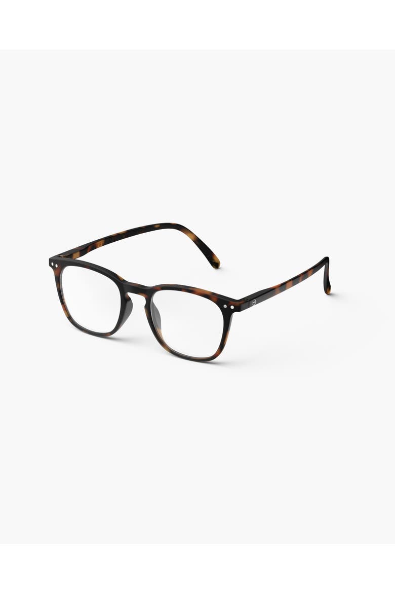 #E 49mm Trapeze Reading Glasses, Alternate, color, Tortoise