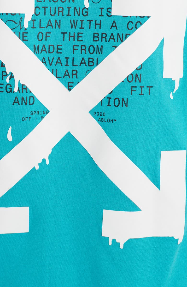 Off-White Arrows Graphic Short Sleeve Slim T-Shirt, Alternate, color, 