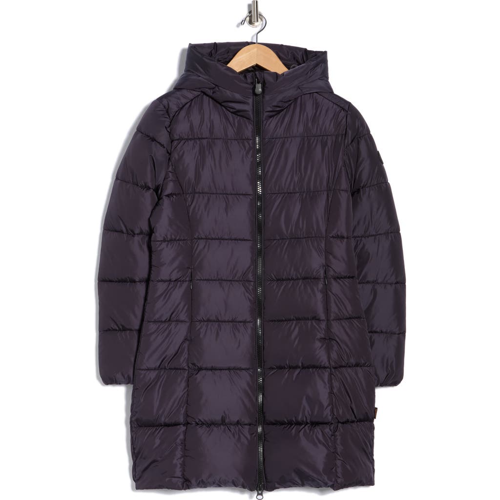 Save The Duck Ludo Hooded Puffer Jacket In Black