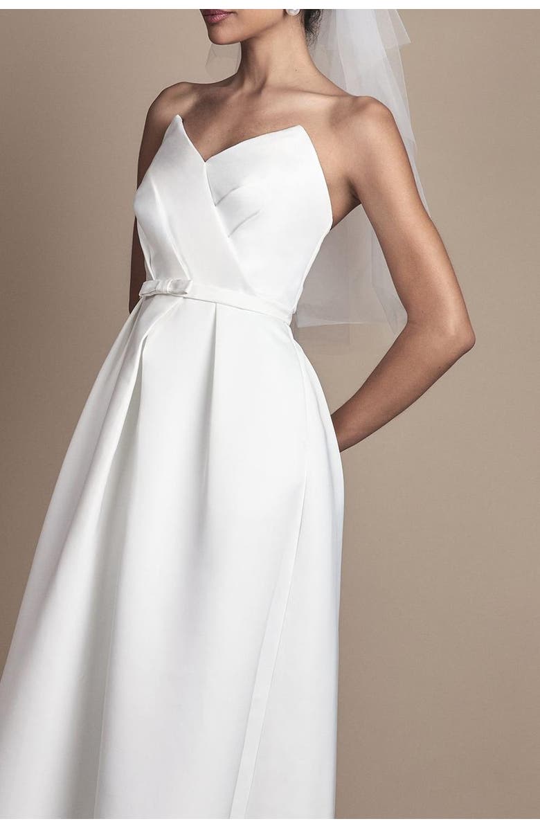 Coast Sweetheart Wedding Dress, Alternate, color, Ivory