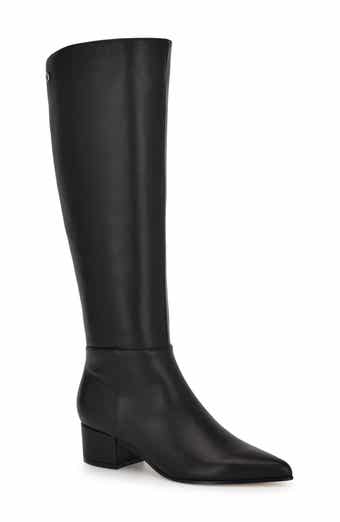 Sam Edelman Lyla Knee High Boot Black Suede 9.5