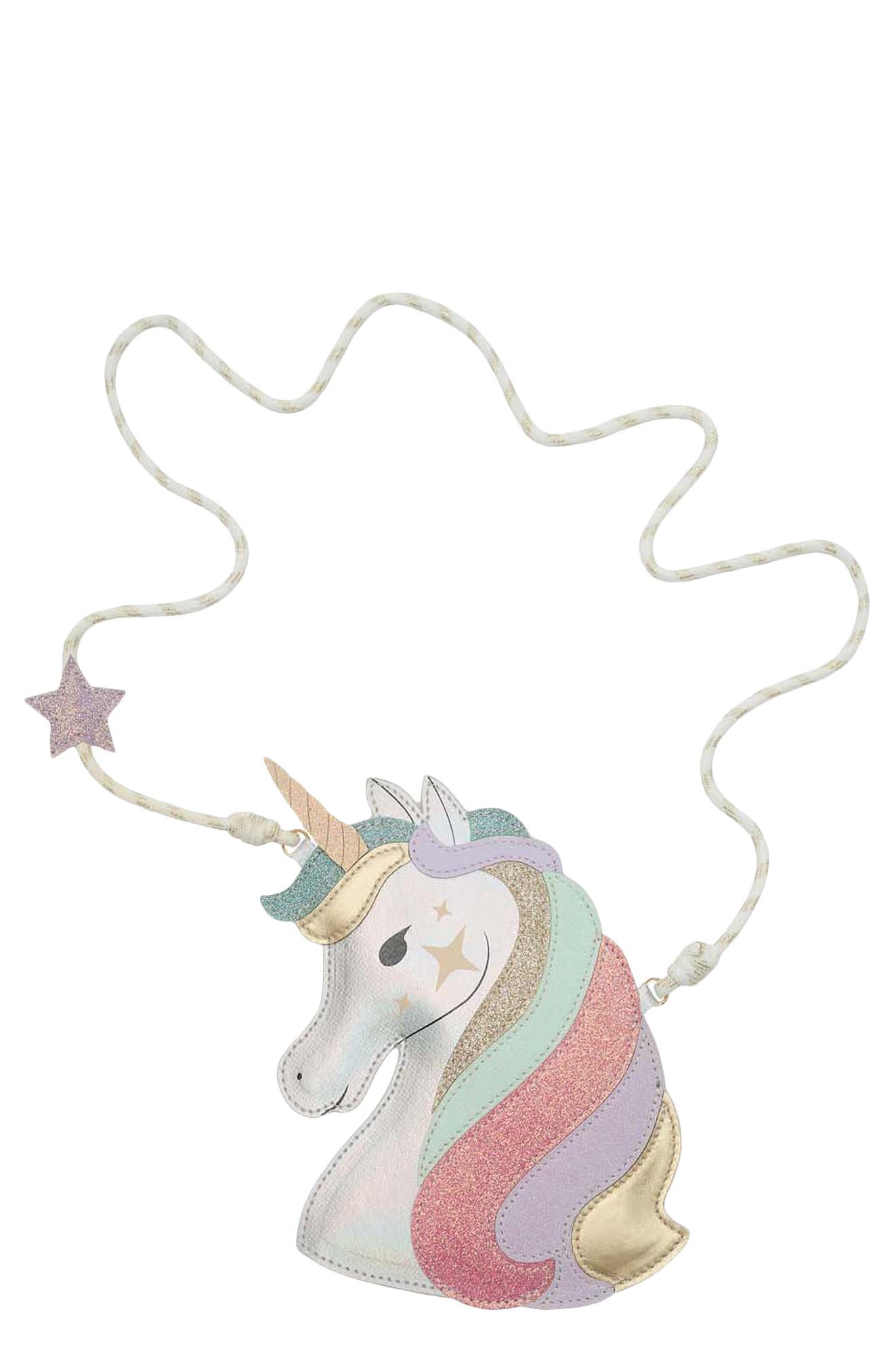 Mimi & Lula My Lil Unicorn Crossbody Bag, Main, color, Pink