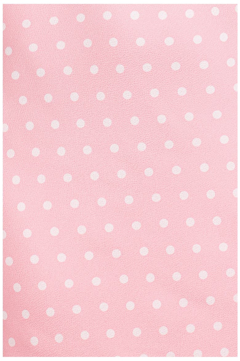 Dara Midi Slipdress, Alternate, color, PINK POLKA DOT