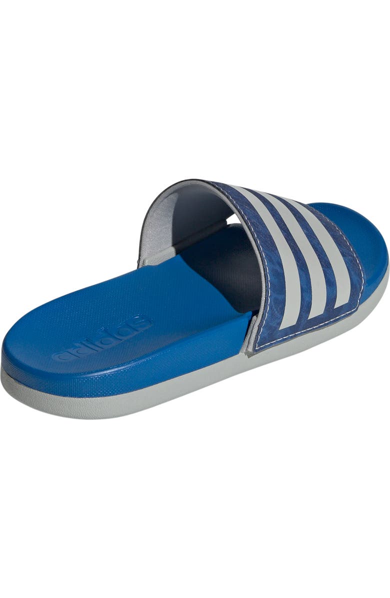adidas Kids' Adilette Comfort Slide Sandal, Alternate, color, Royal/ Grey Two
