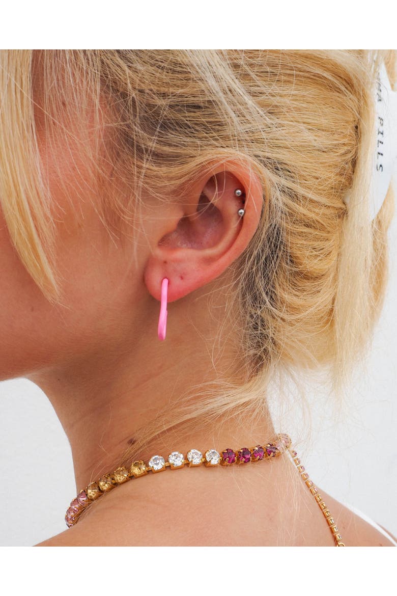 Baby Obsession Hoops, Alternate, color, Gold