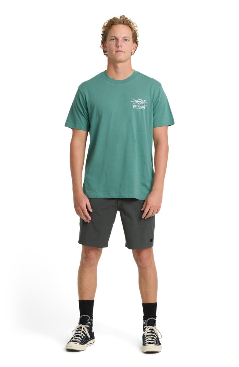 Billabong Crossboards Premium Graphic T-Shirt, Alternate, color, Deep Sea