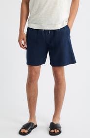 NN07 1454 Gregor Linen Drawstring Shorts