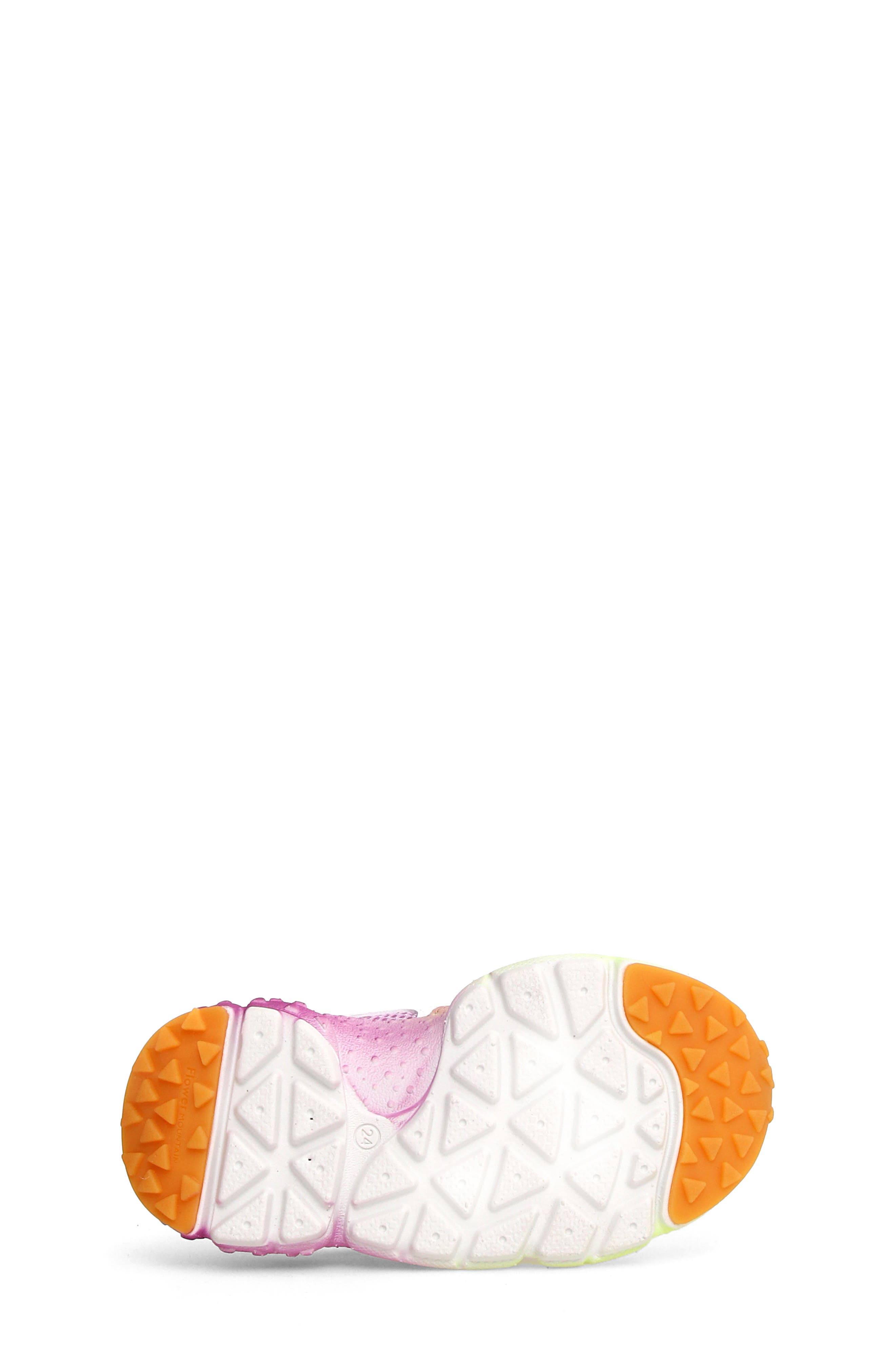 Flower MOUNTAIN Yamano 3 Junior Sneaker, Alternate, color, Grey-Violet-Light Green