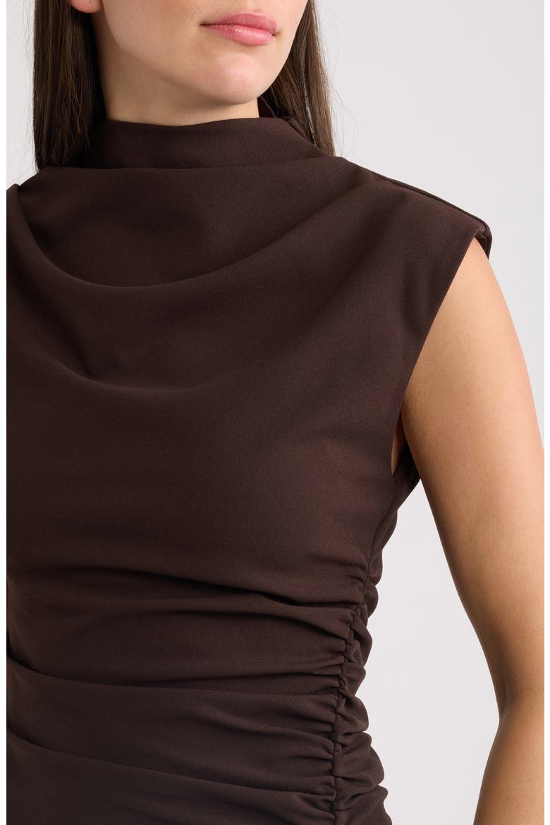 Robin Midi Dress, Alternate, color, BROWN