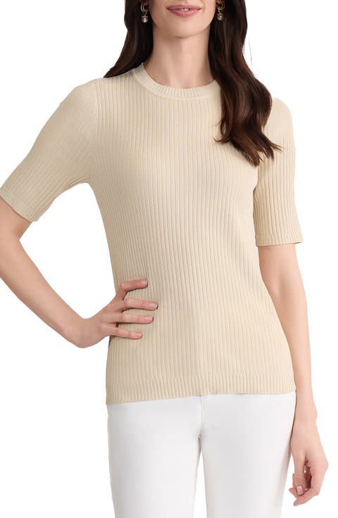 Sutton Crewneck Short Sleeve Sweater